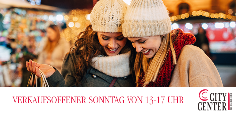 Verkaufsoffener Sonntag am 1. Advent im City Center Bad Wilhelmshöhe 🎄